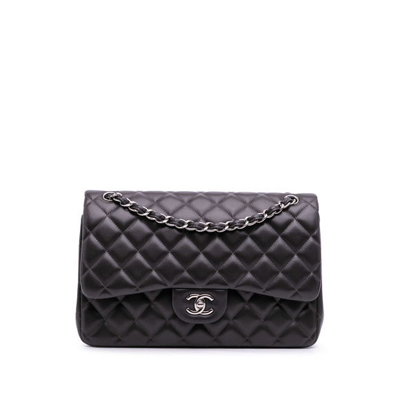 Pre-Loved Chanel Jumbo Classic Lambskin Double Flap - Picture 1 of 11